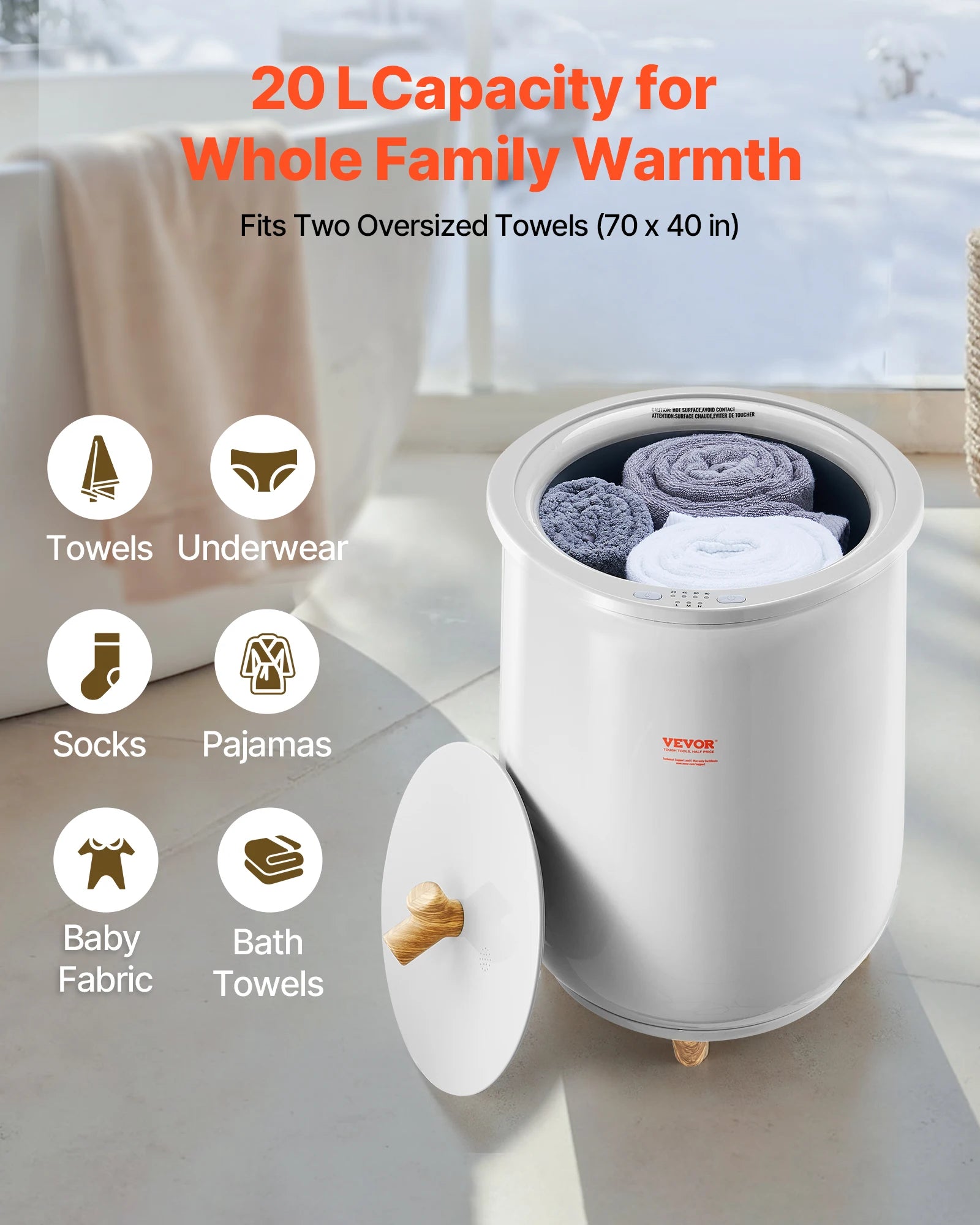 WarmPro Towel & Blanket Bucket
